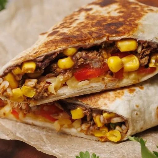 Beans Cheese & Rice Burrito