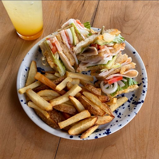 Double Stacked Turkey Sandwich/fries