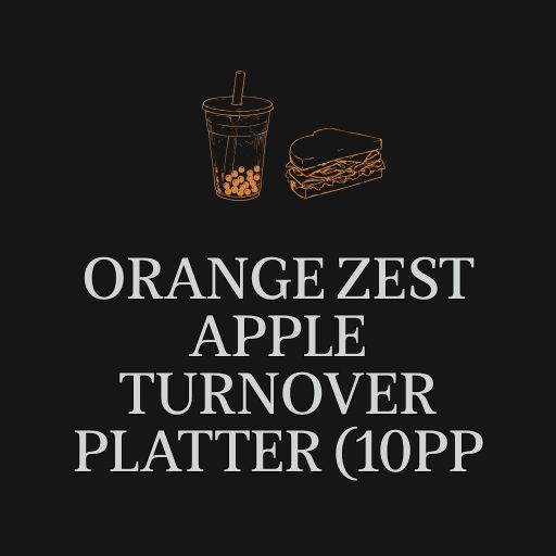 Orange Zest Apple Turnover Platter