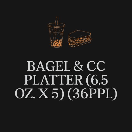 Bagel & CC Platter