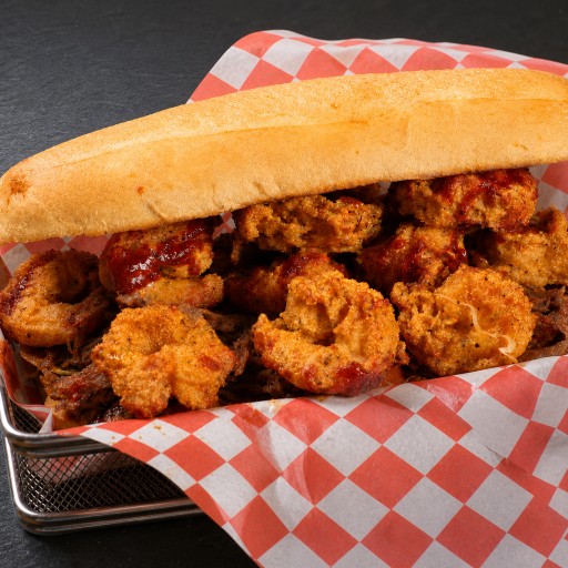 BBQ Beef & Fried Shrimp (Po Boys)