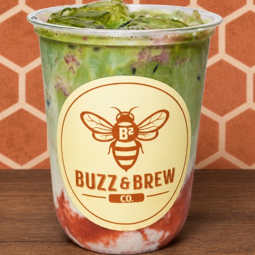 Strawberry Matcha Latte