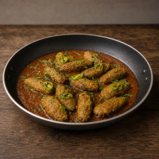 Beef Seekh Kabab Karahi
