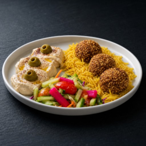Falafel & Rice salad