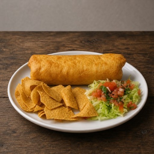 Vegan Protein Chimichanga (Fried Burrito)