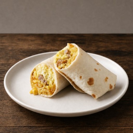Meat & Eggs Breakfast Burrito