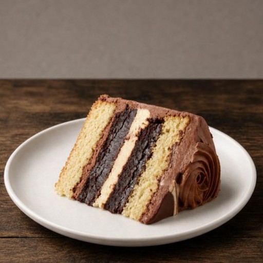 Tuxedo Truffle Mousse Cake