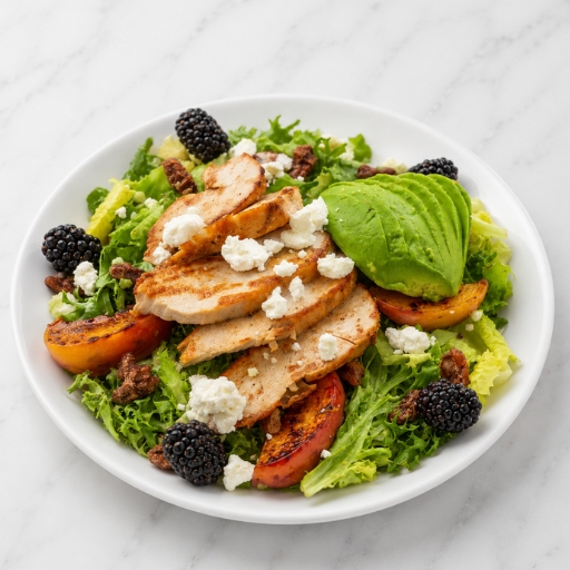 Grilled Peach Salad