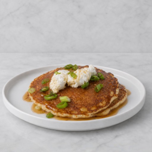 Scallion & Hot Honey Pancakes