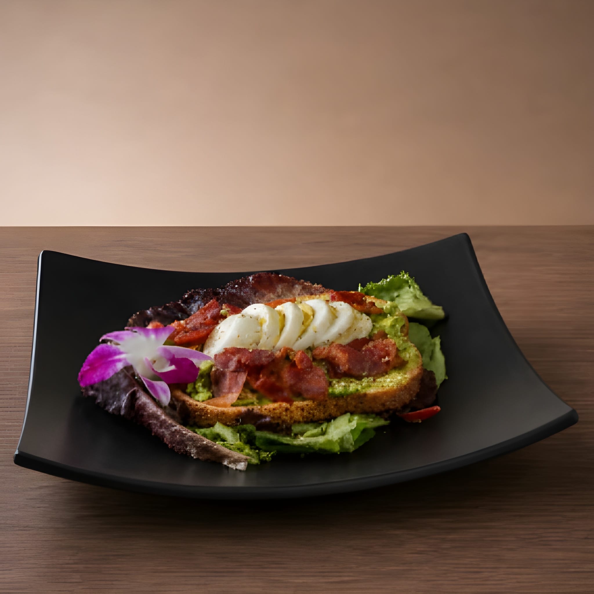 Avocado Toast with Bacon & Egg
