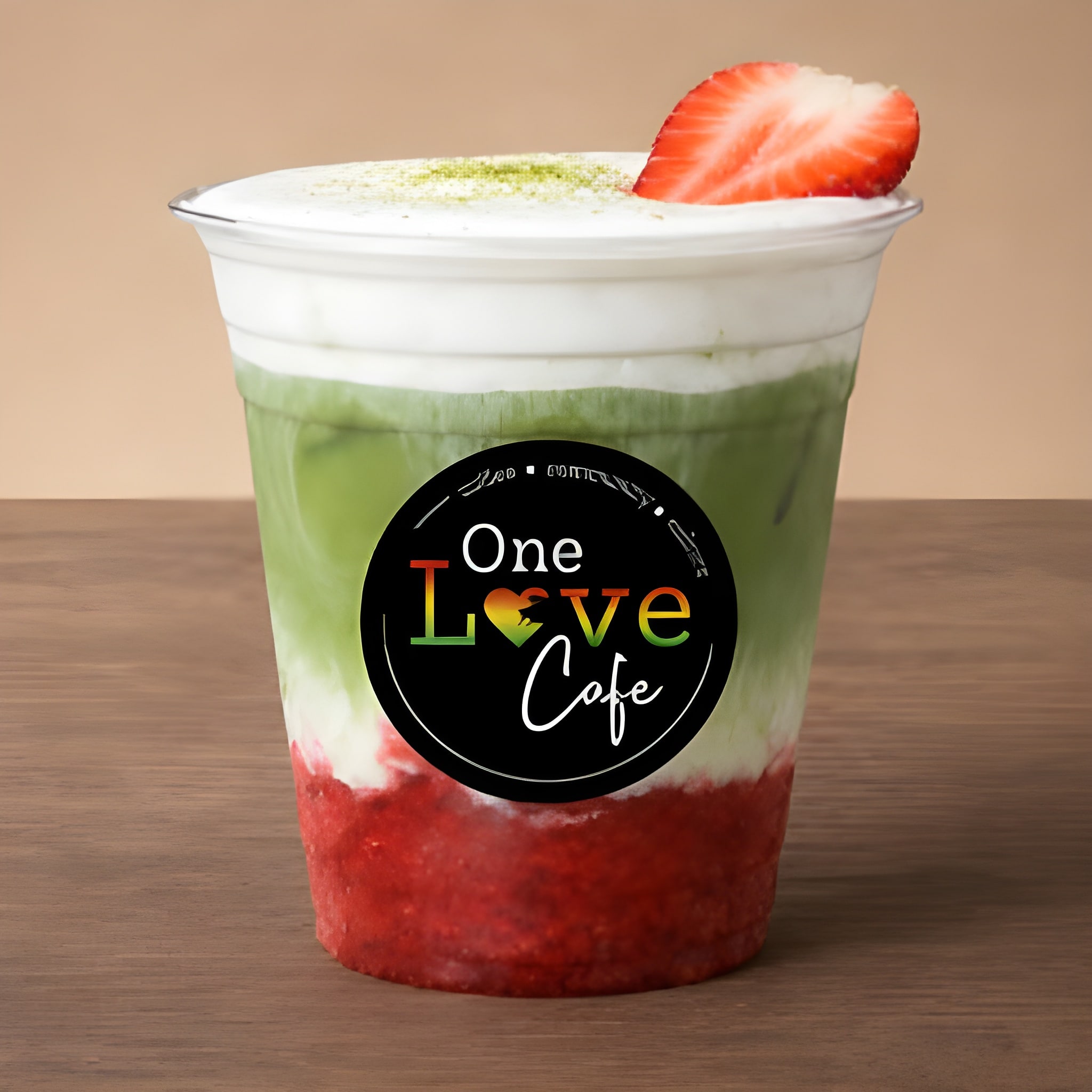 Strawberry Matcha Latte