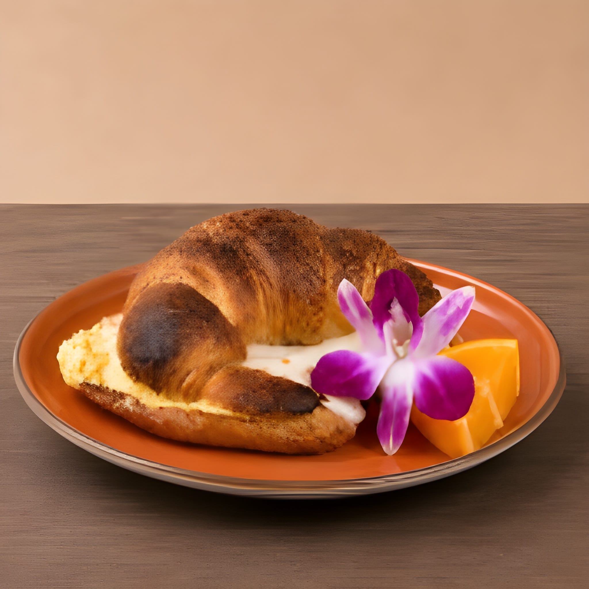 Croissant with Egg & Cheese