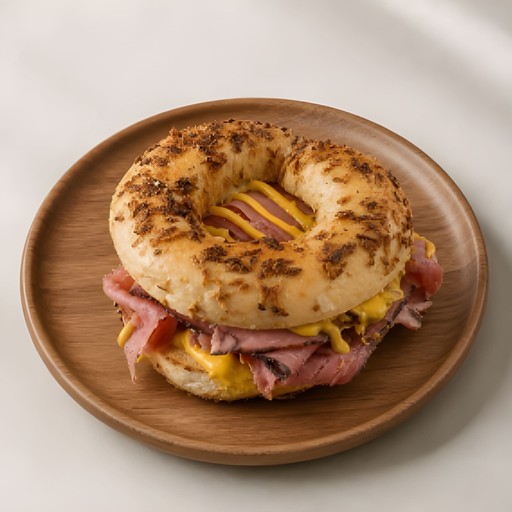 Meat Bagelwich