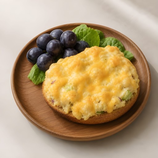 Egg Salad Melt Bagel