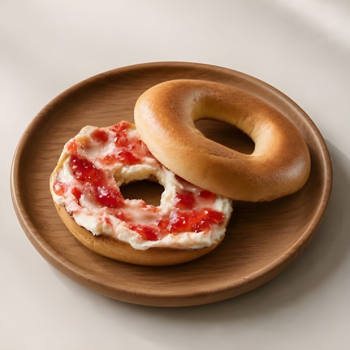 Peanut Butter & Jelly on a Bagel