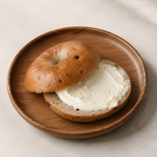 Strawberry Cream Cheese on a Bagel