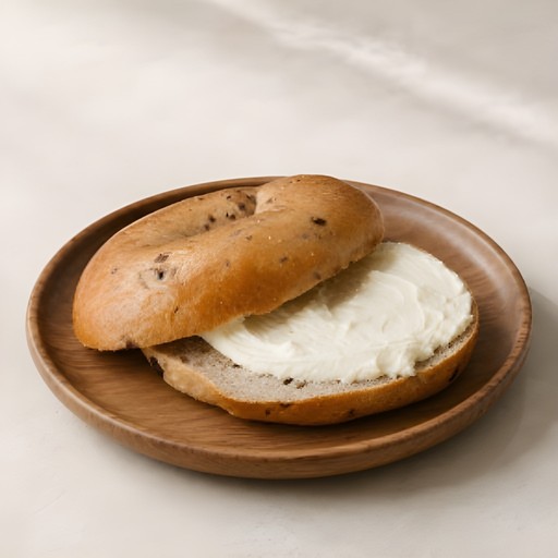 Lox Cream Cheese on a Bagel
