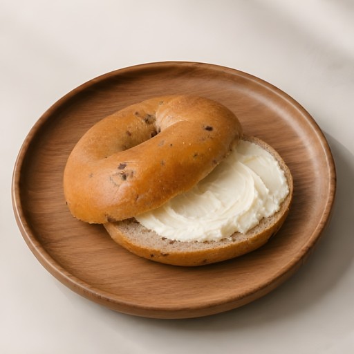 Jalapeno Cream Cheese on a Bagel