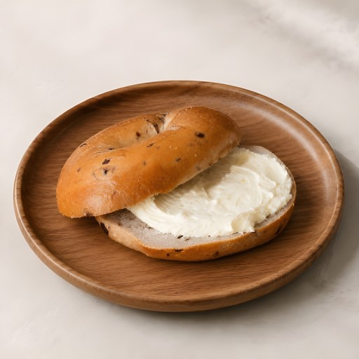 Veggie Cream Cheese on a Bagel