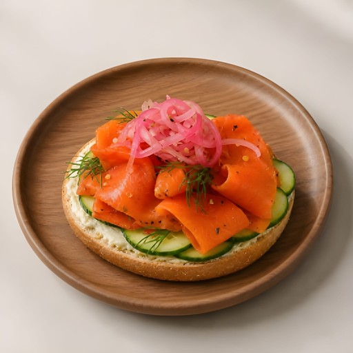 Lox Deluxe Bagelwich