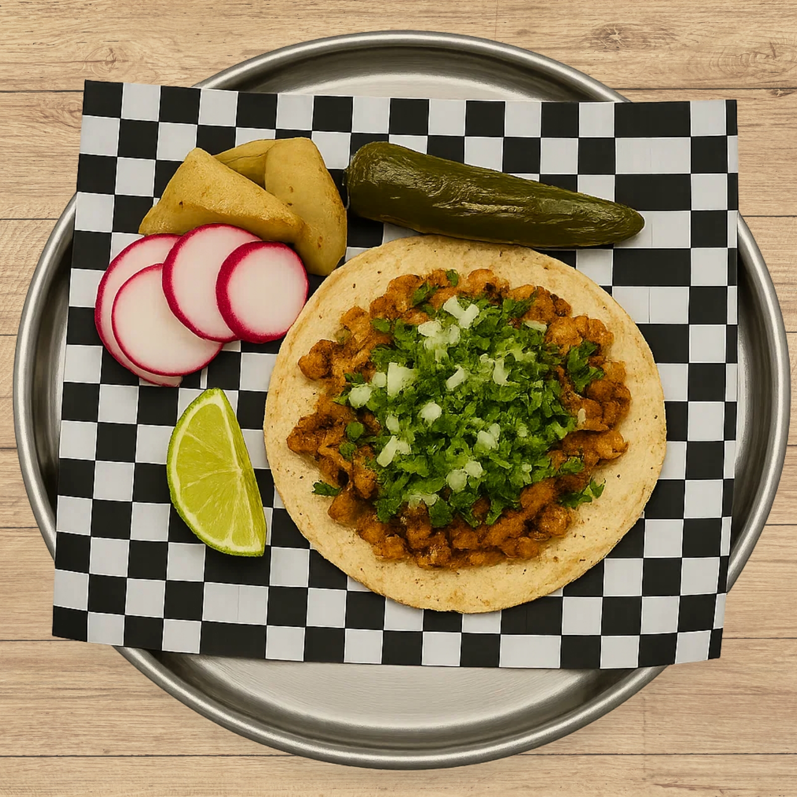 Taco Tortilla Hecha a Mano