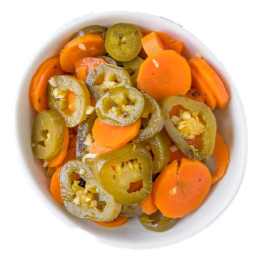 Pickled Jalapenos and Carrots