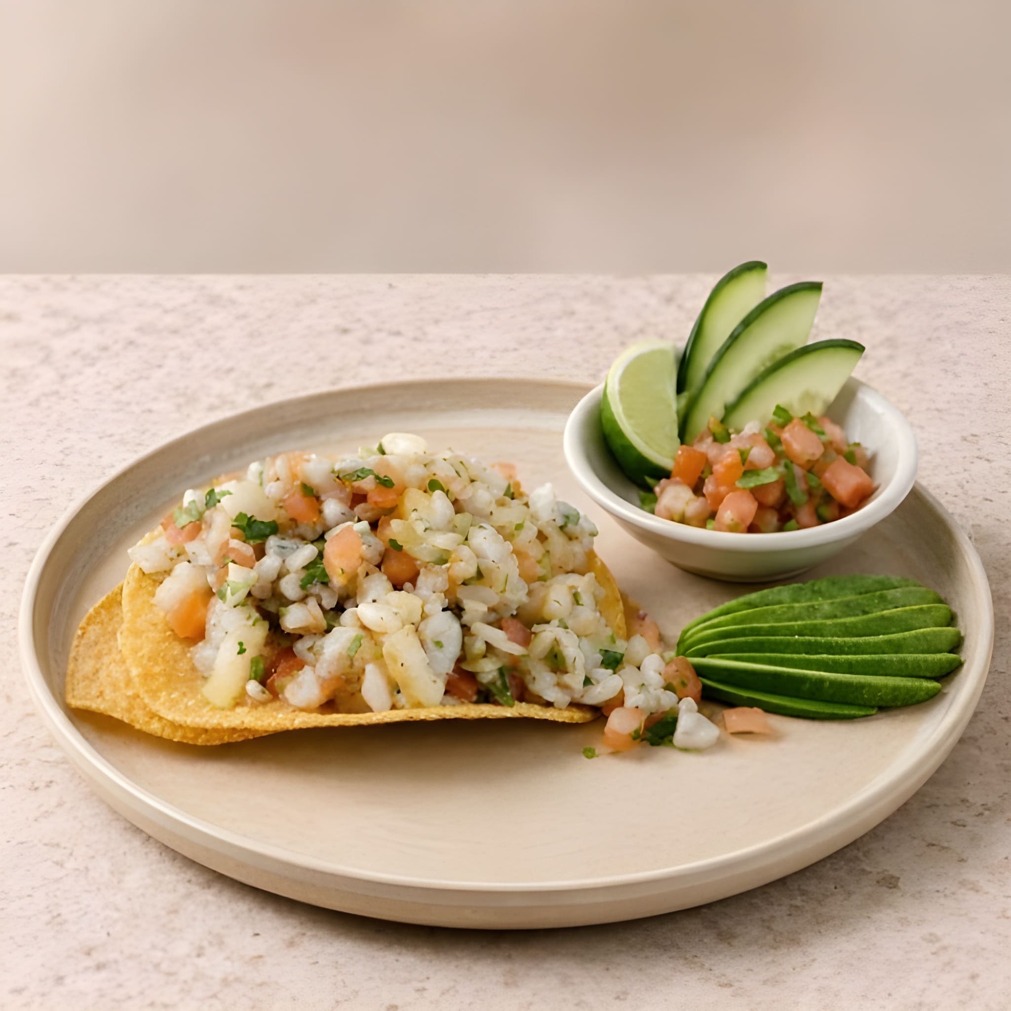 Shrimp Tostada